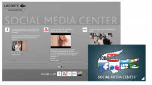 Social Hub Landing page