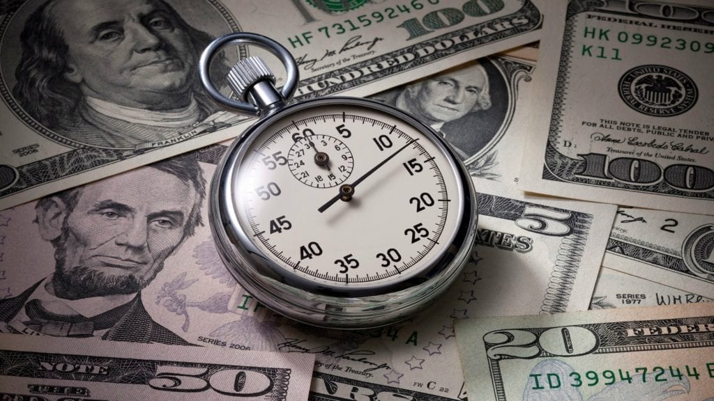 your time is as valuable as cash