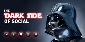 your social links have gone dark star wars vader